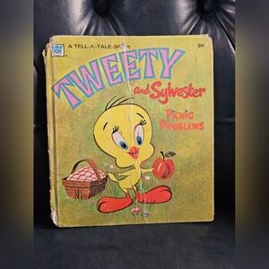 Tweety and Sylvester Picnic Problems  Hardcover book 1970